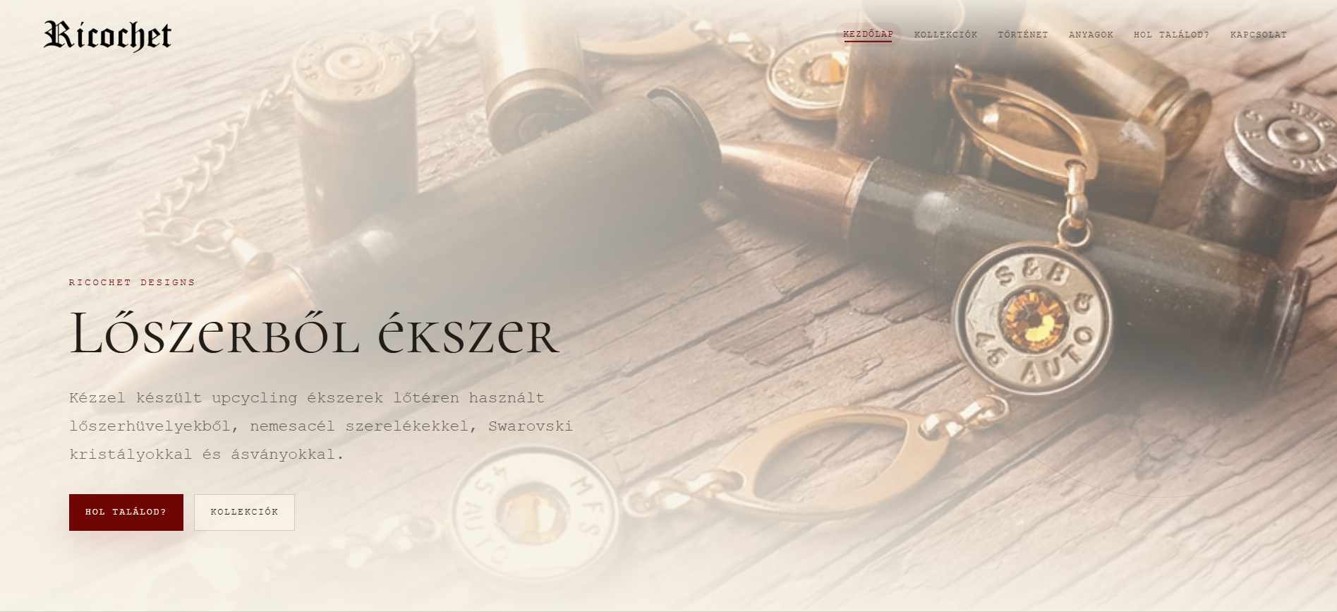 Ricochet Designs brand and jewellery