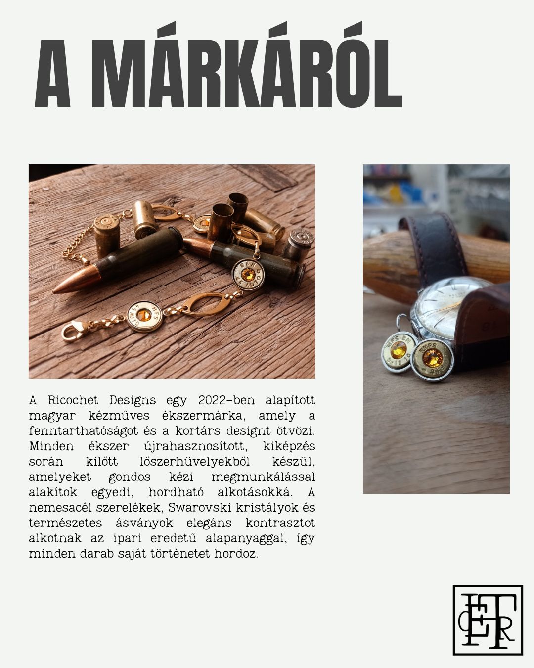 Ricochet Designs brochure page 2