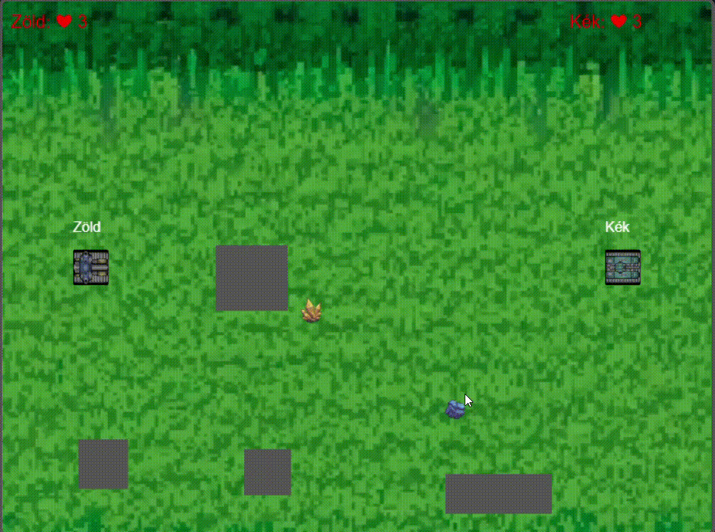 Tanks game loop — top-down local multiplayer tank battles